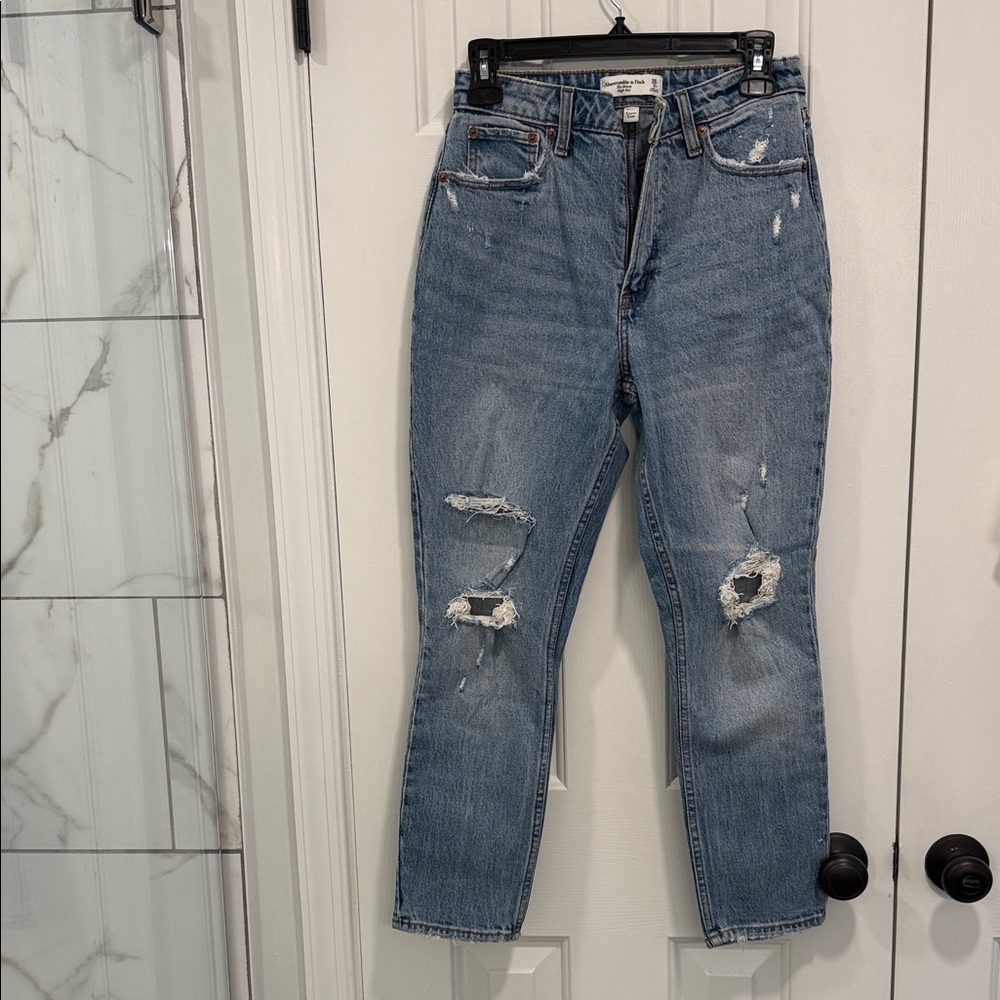 Abercrombie & Fitch The Skinny High Rise Curve Love Jeans